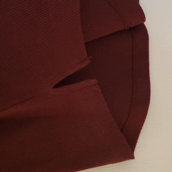 Maroon Tank Cut-Out Dress L - Picture 8 of 13